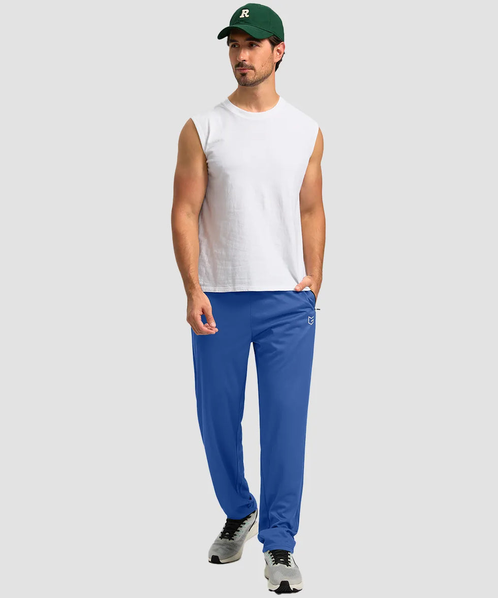 Mesh Zip Pockets Sweatpants