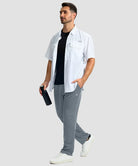 Mesh Zip Pockets Sweatpants