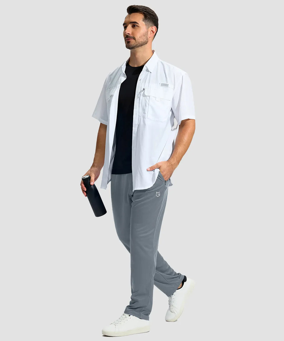 Mesh Zip Pockets Sweatpants
