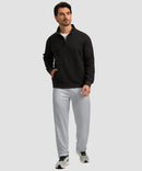 Mesh Zip Pockets Sweatpants