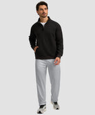 Mesh Zip Pockets Sweatpants