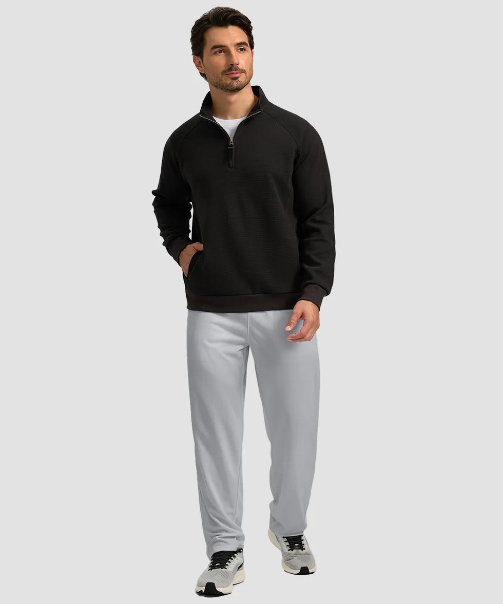 Mesh Zip Pockets Sweatpants