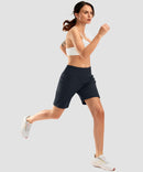 Flat High Waist Bermuda Short 9''