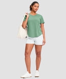UV Protection V Neck Short Sleeve