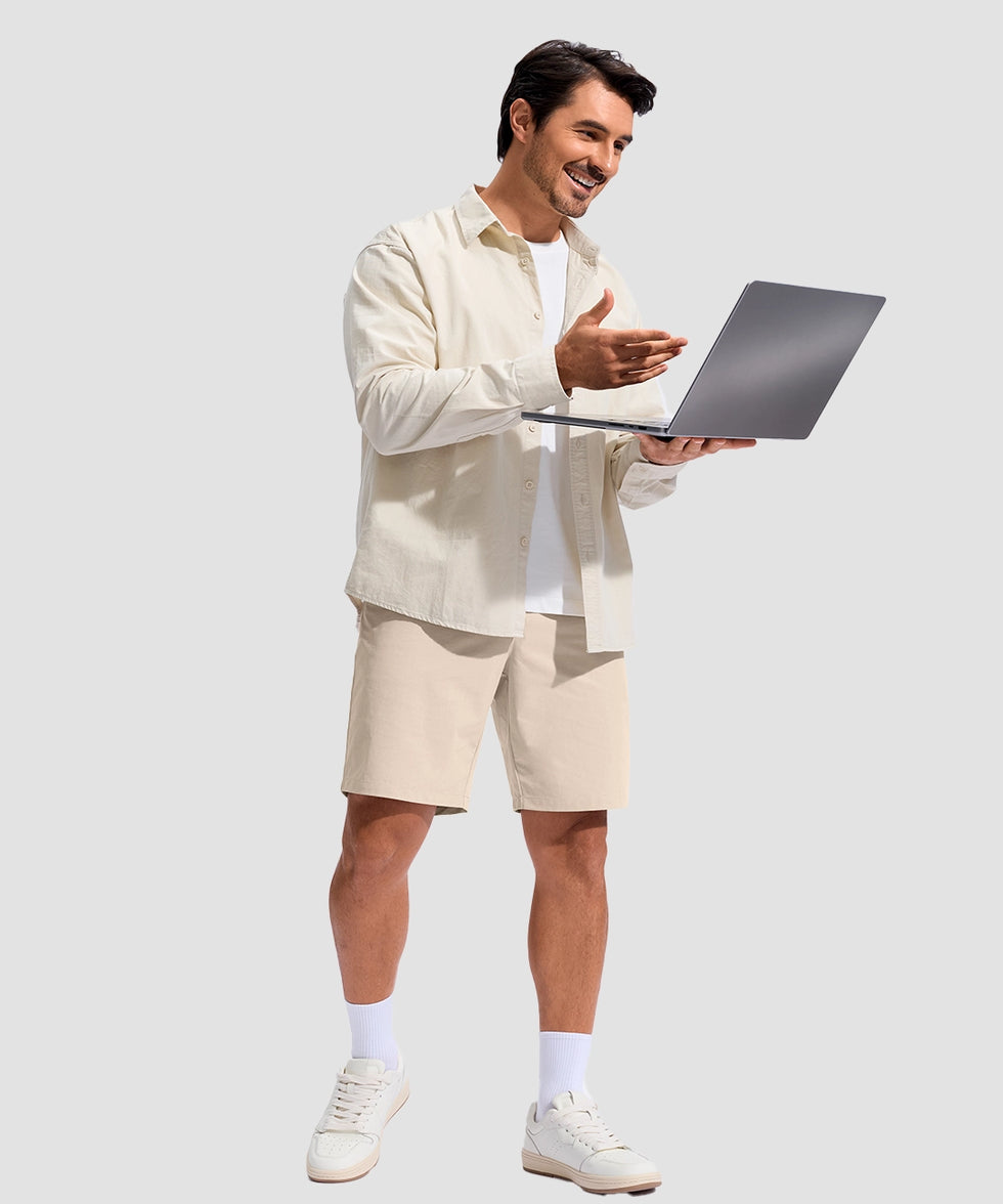 3 Pockets Men's 9" Golf Shorts