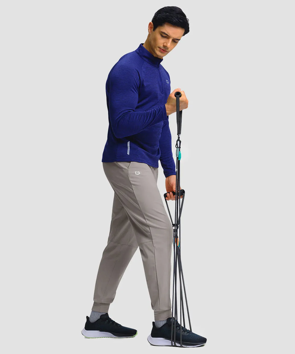 Fleece-Lined Athletic Joggers