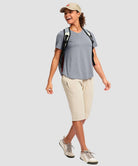 UV Protection V Neck Short Sleeve