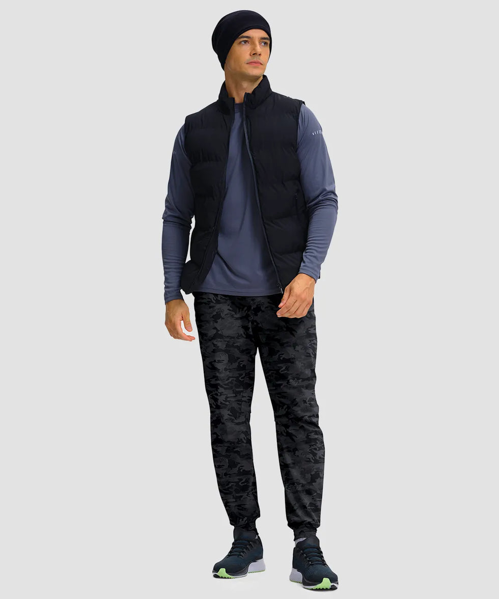 Fleece-Lined Athletic Joggers