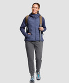 Slim Fit Zip Pockets Thermal Joggers