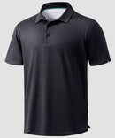 dry fit performance golf polo in golf clubs 2 black - product view