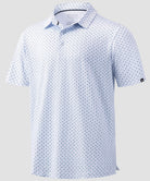dry fit performance golf polo in golf clubs white - product view