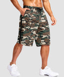 Mesh Contrast Drawstring Short 11''
