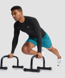 men's compression pullover long sleeve in black - matching outfits view