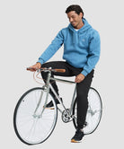 men's fleece-lined cotton joggers in black - matching outfits view