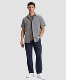 men's lightweight 3-pocket sweatpants in navy - matching outfits view