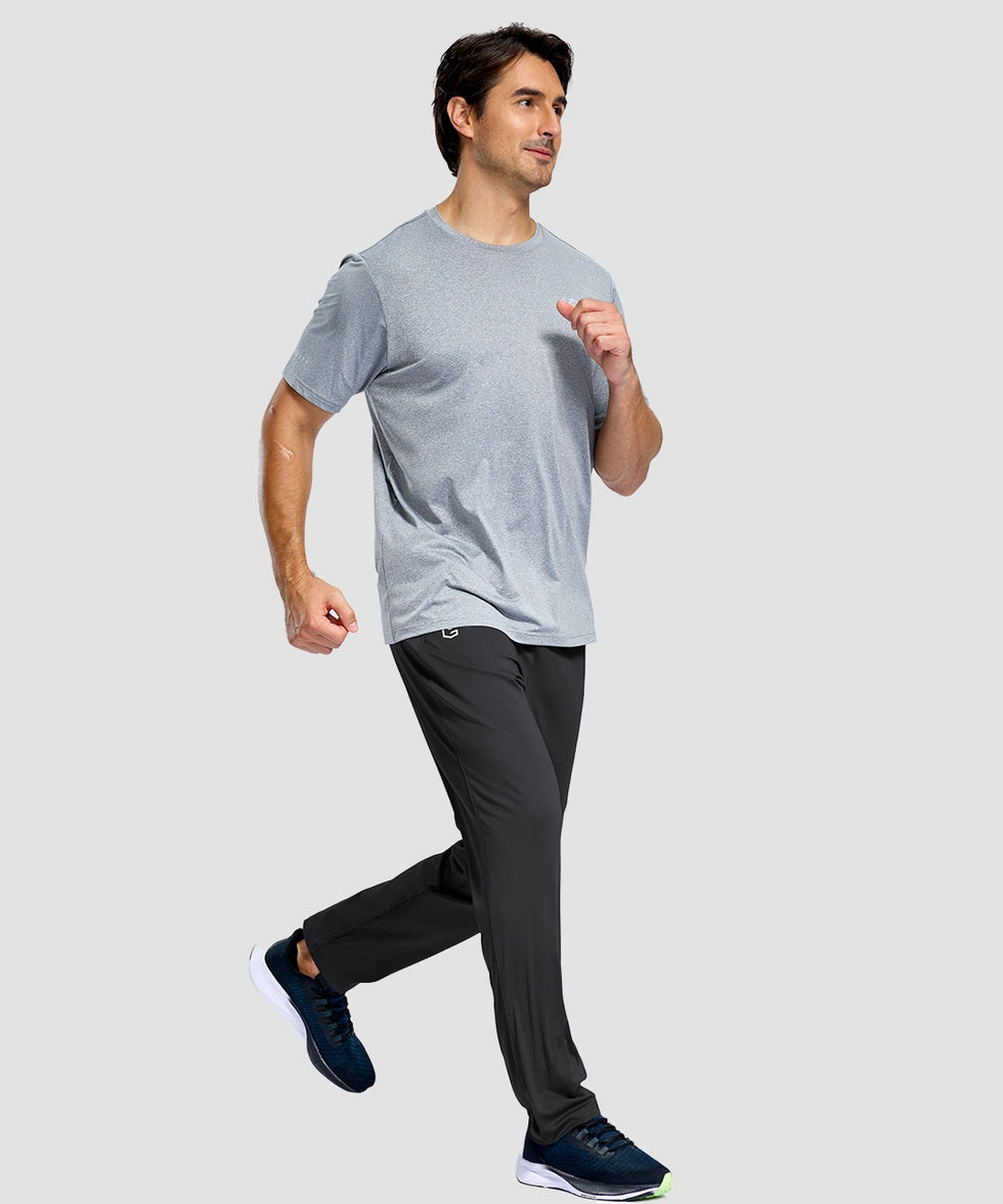 men's lightweight pocketed sweatpants in black - matching outfits view