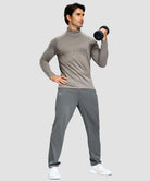 men's lightweight pocketed sweatpants in iron gray - matching outfits view