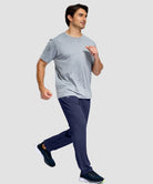 men's lightweight pocketed sweatpants in navy - matching outfits view