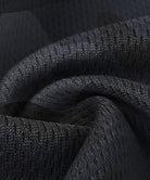 men's lightweight with zipper pockets short 11'' in black camo - fabric detail view