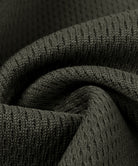men's lightweight with zipper pockets short 11'' in dark olive - fabric detail view