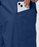 men's uv protection board shorts 9'' in midnight - pocket detail view