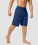 men's uv protection board shorts 9'' in midnight - side view