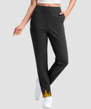 women's fleece-lined golf pants 27''/29'' in black - pocket detail