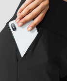 women's pull-on with pockets jogger in black - pocket detail view